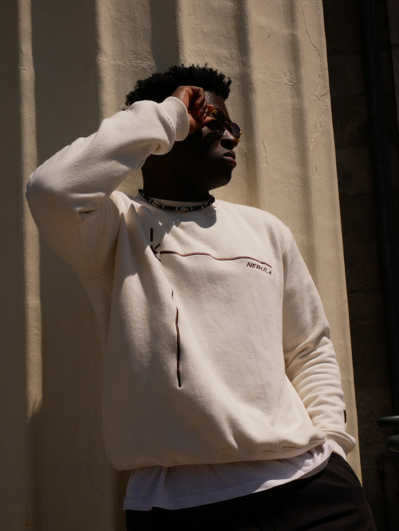 Butter & Mocha Nebula 2.0 Crewneck