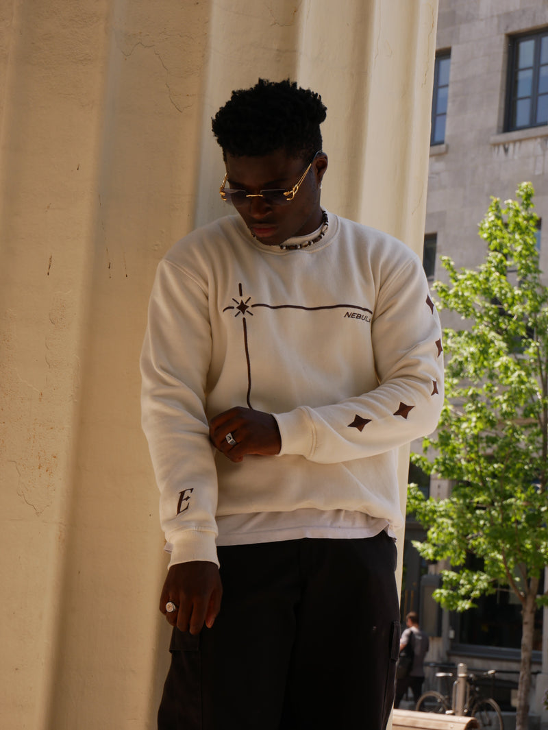 Butter & Mocha Nebula 2.0 Crewneck